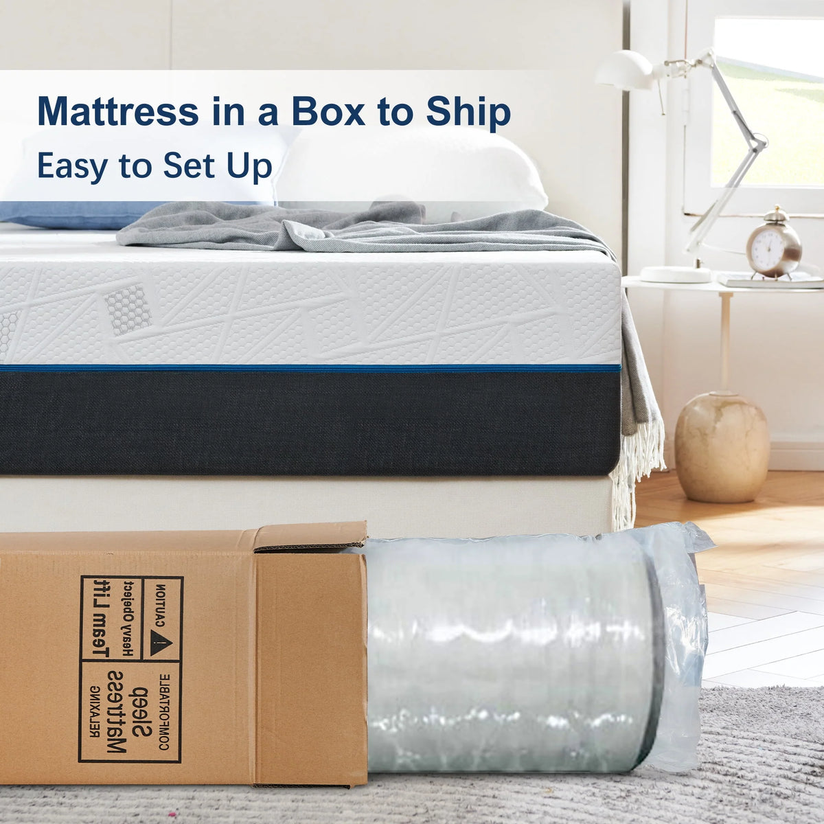 Queen Size Memory Foam Mattress G62017