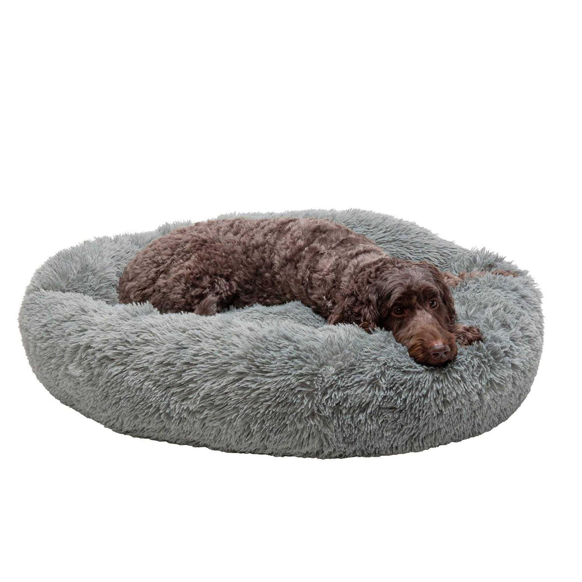 Long Fur Donut Dog Bed S185