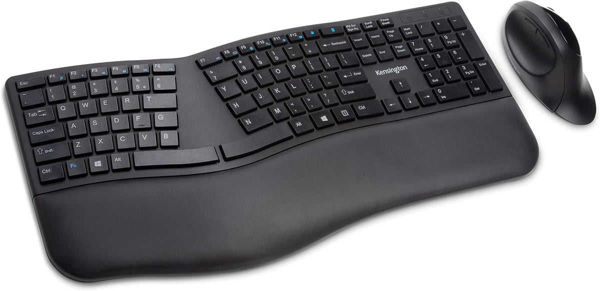 Black Ergonomic Wireless Keyboard Pack of 2 F683002