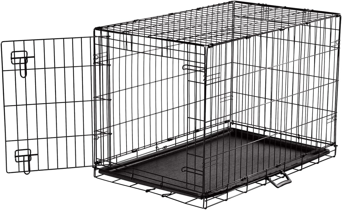 Black Medium-Large Dog Crate V890360