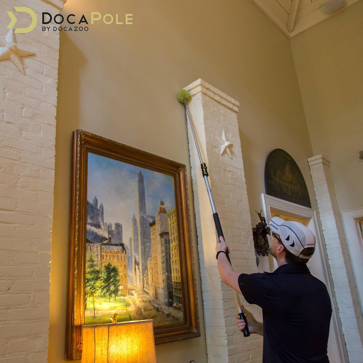 Telescoping Extension Pole with Cobweb Duster A2427