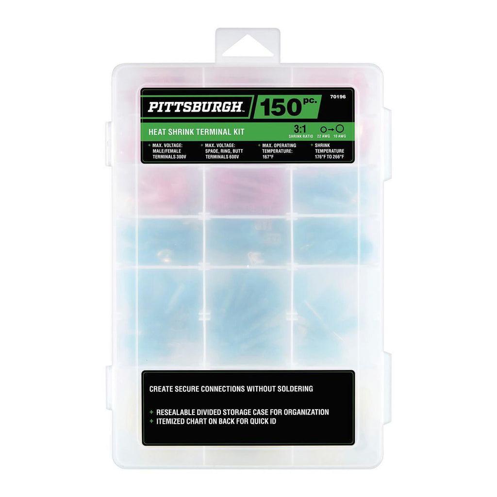 150-Piece Heat-Shrink Terminal Kit W43073
