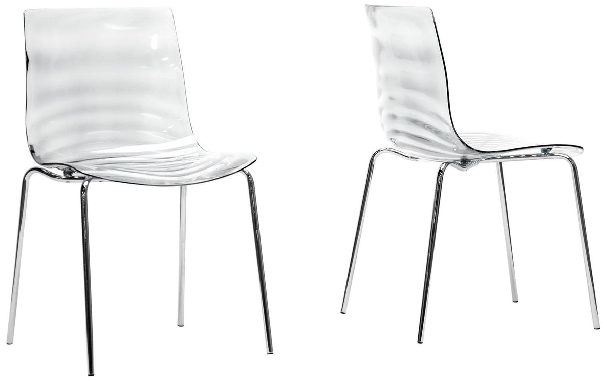 Clear Dining Chair - 2 pack W661503