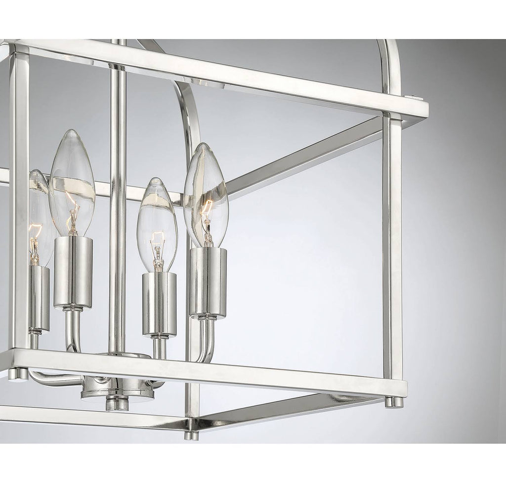 Polished Nickel Semi Flush Light F971