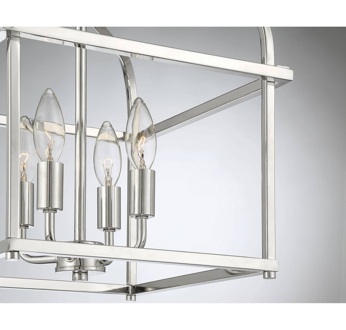 Polished Nickel Semi Flush Light F971