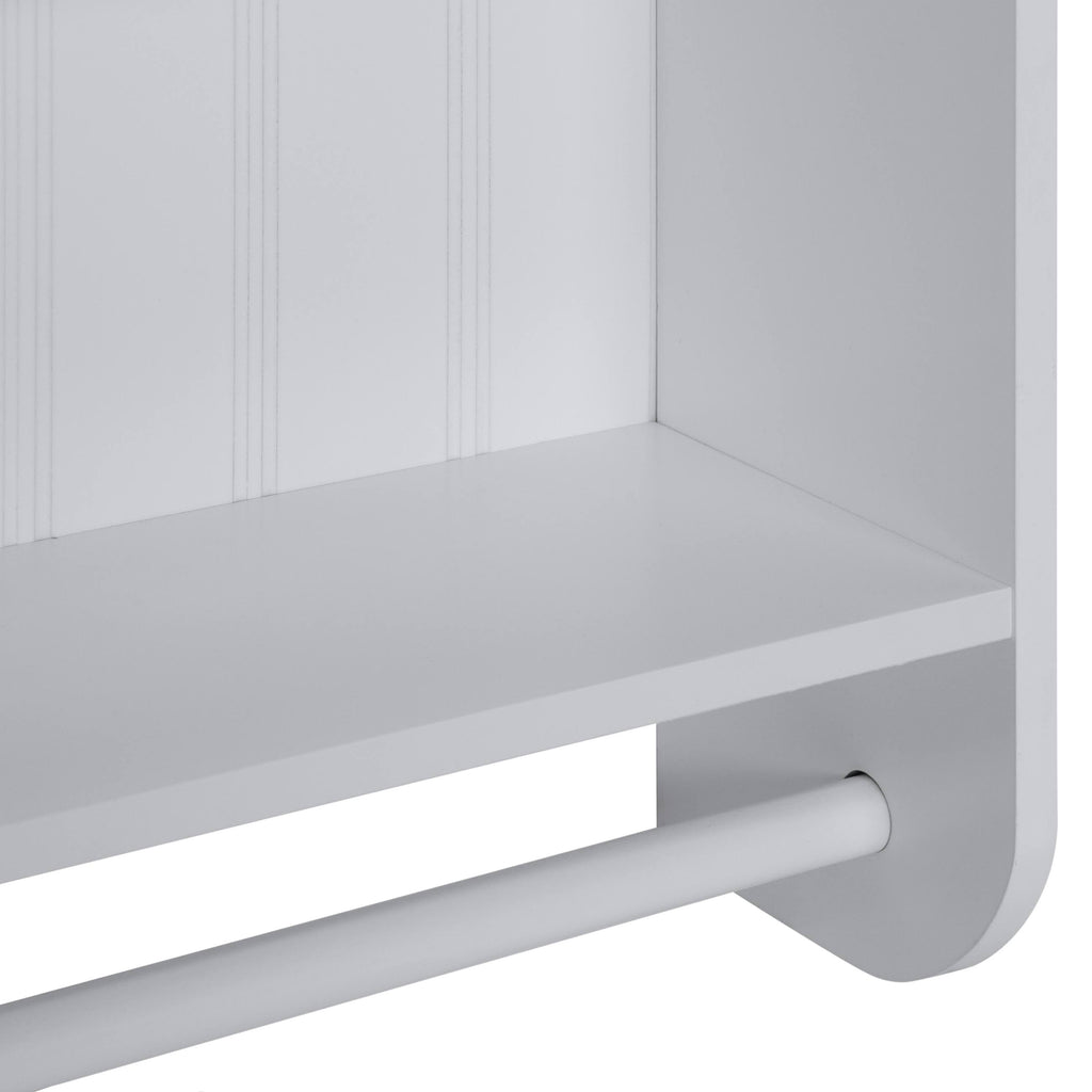 White Bathroom Wall Storage Cabinet W55211