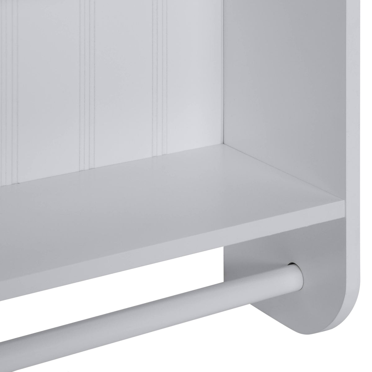 White Bathroom Wall Storage Cabinet W55211