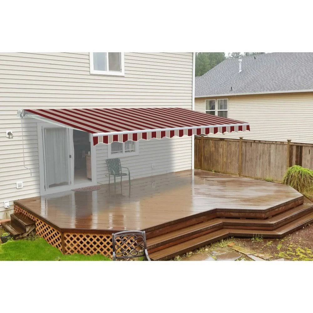 6.5 x 5 ft. Motorized Retractable Patio Awning R5893