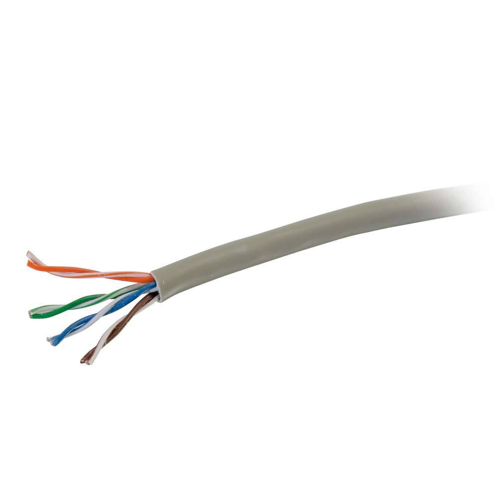 1000ft Cat6 Bulk Ethernet Cable Gray W11554