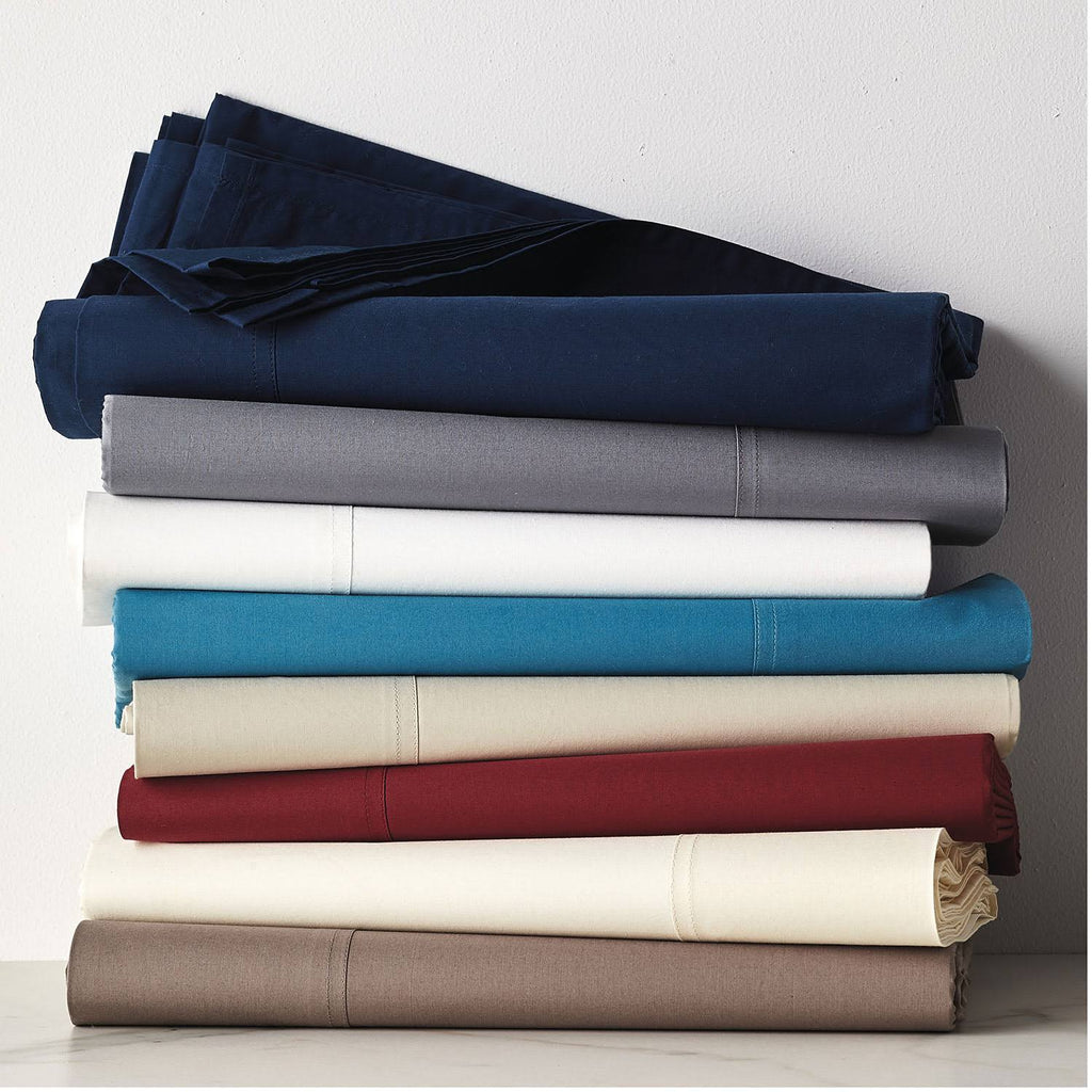 Supima Cotton Percale Sham - Moss Green, Euro U562534
