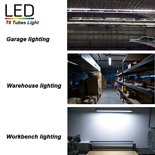 25-Pack 8ft 45W 5000K 4500LM Frosted LED Tube F486