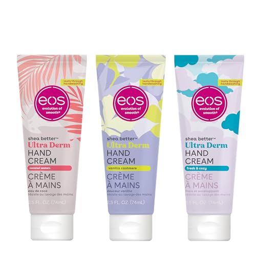 Vanilla Cashmere + Fresh & Cozy + Coconut Natural Shea Butter Hand Cream, 2.5 oz D711