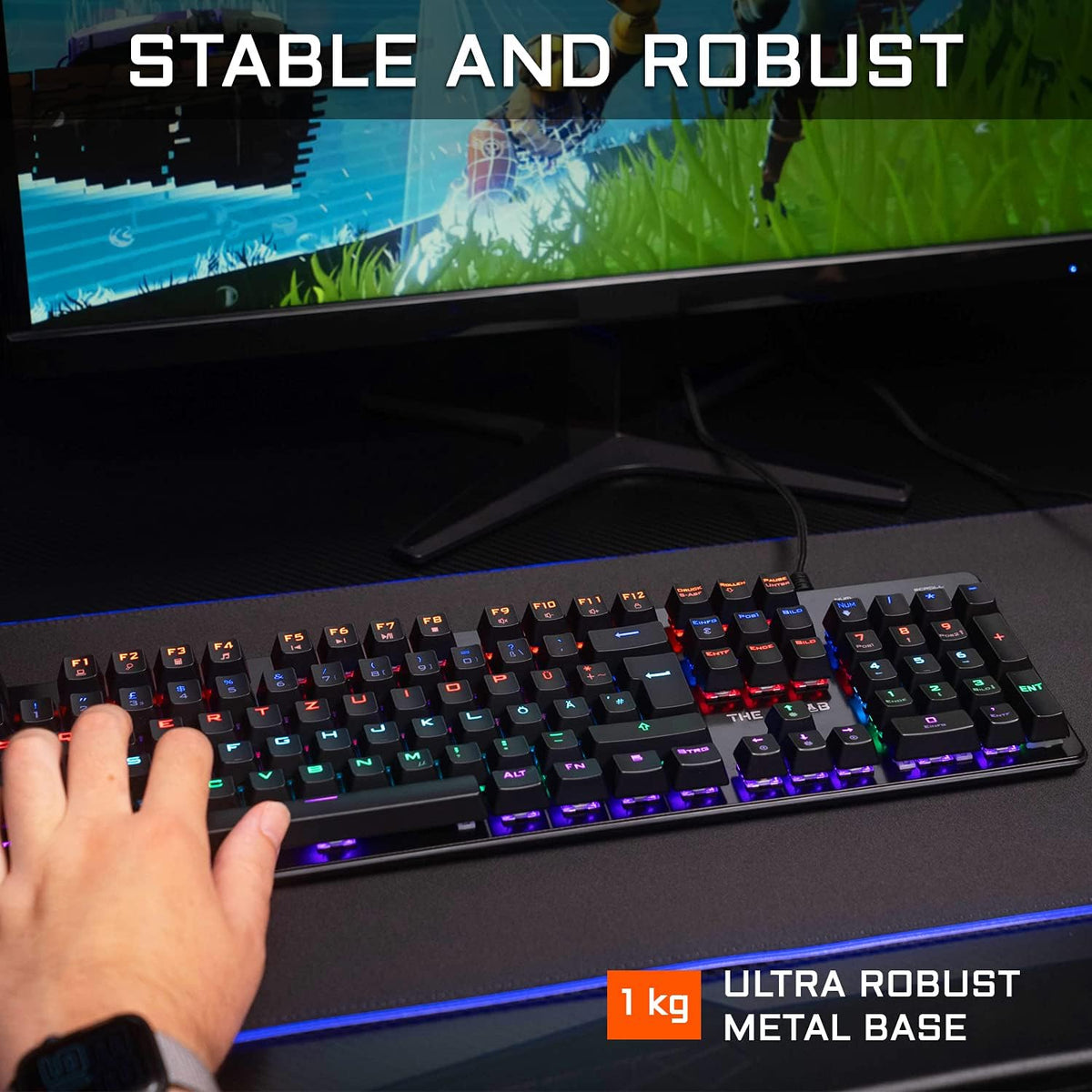 Wired RGB Backlit Mechanical Gaming Keyboard and Mouse T839900