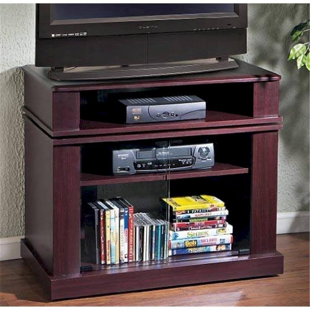 Cherry Swivel Top Entertainment Cart P95999