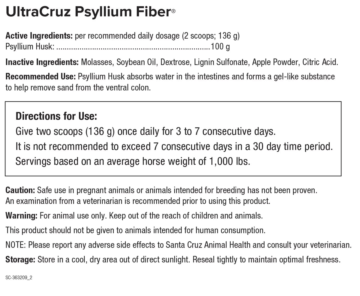 Horse Psyllium Fiber Pellets, 10 lbs. F13623
