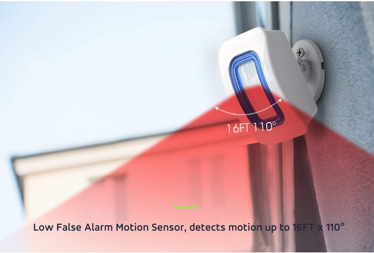 Wireless Caregiver Pager Indoor Motion Sensor Alert Pack of 2 Q53909