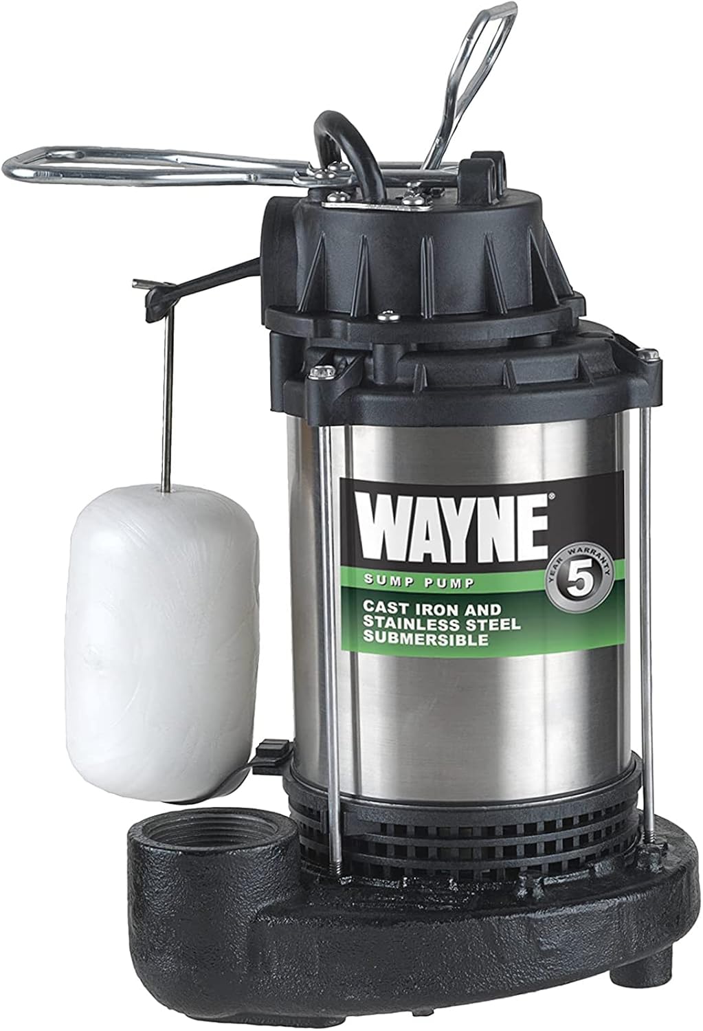 3/4 HP Submersible Cast Iron and Stainless Steel Sump Pump X610