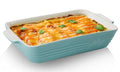 White 9x13 Ceramic Baking Dish with Handles T7829