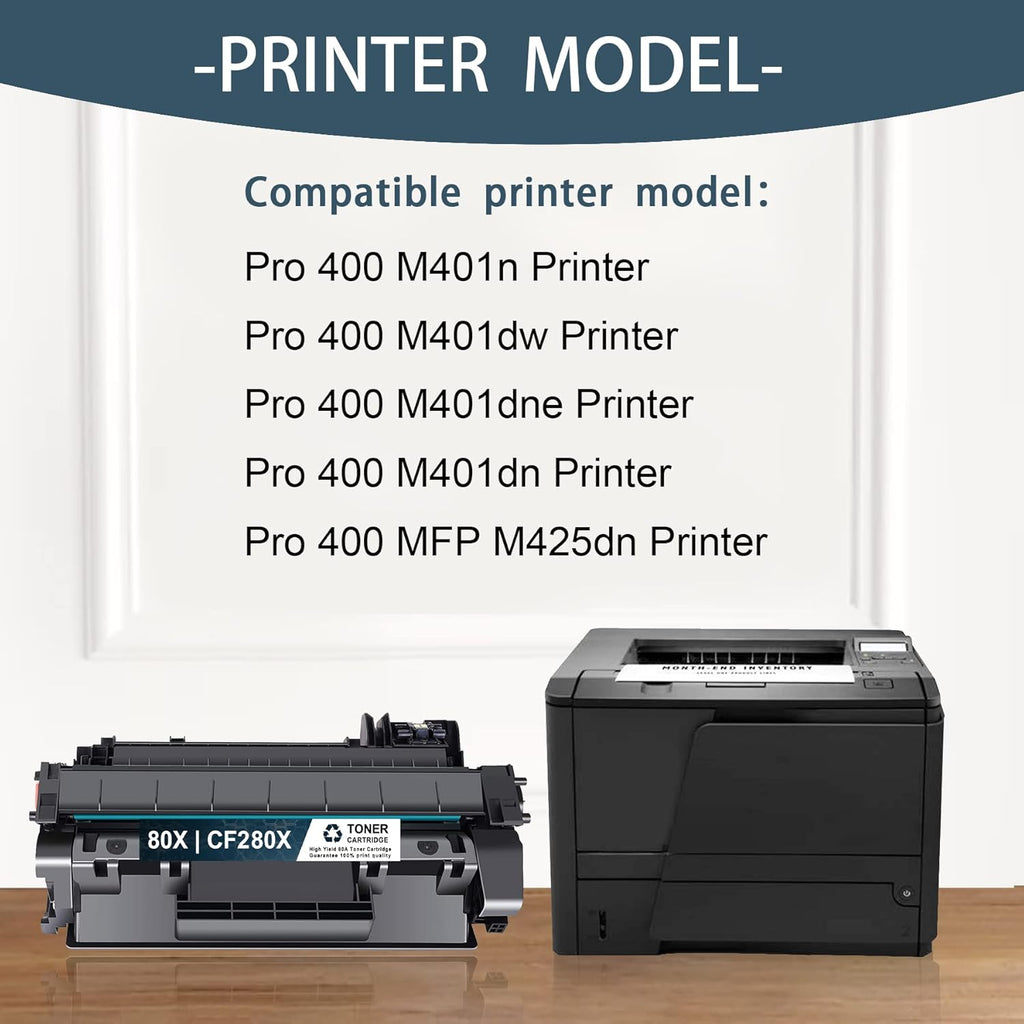Compatible High Yield Black Toner Cartridge 2-Pack O50756