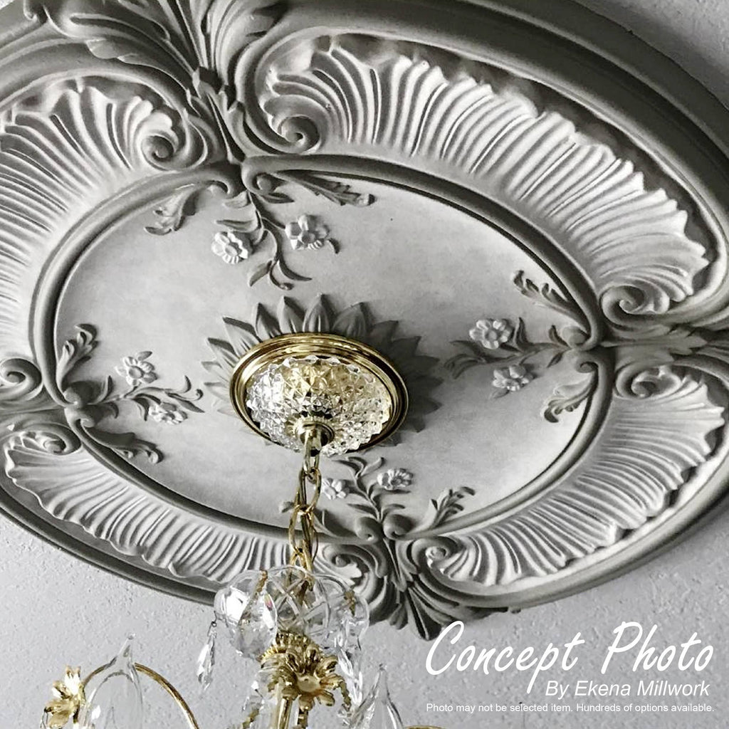Steel Gray Ceiling Medallion W62441