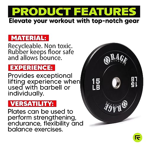 Olympic Bumper Plate Rubber With Steel Insert H86959