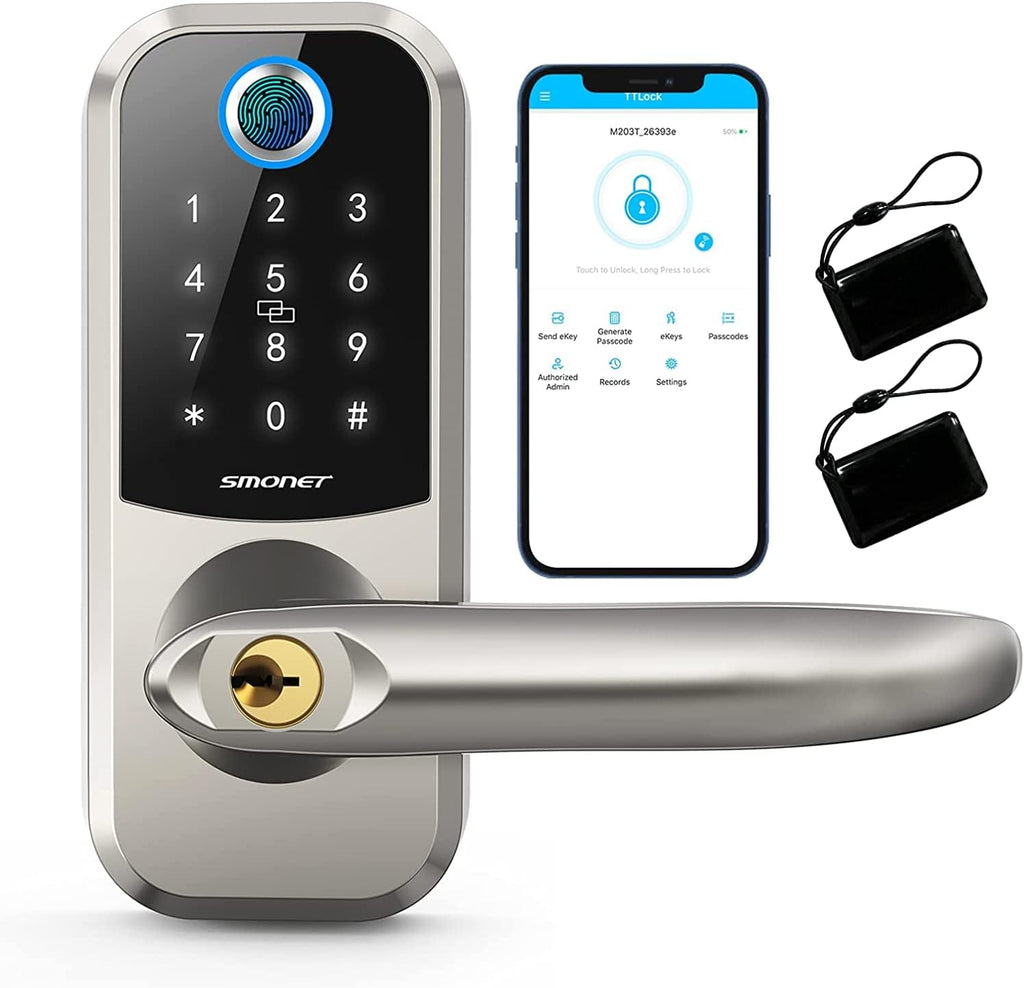 Keypad Keyless Entry Biometric Fingerprint Smart Deadbolt Lock Z11771