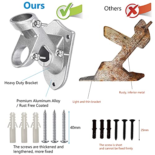 Heavy Duty Aluminum Flag Bracket with Stainless Steel Hardware W389
