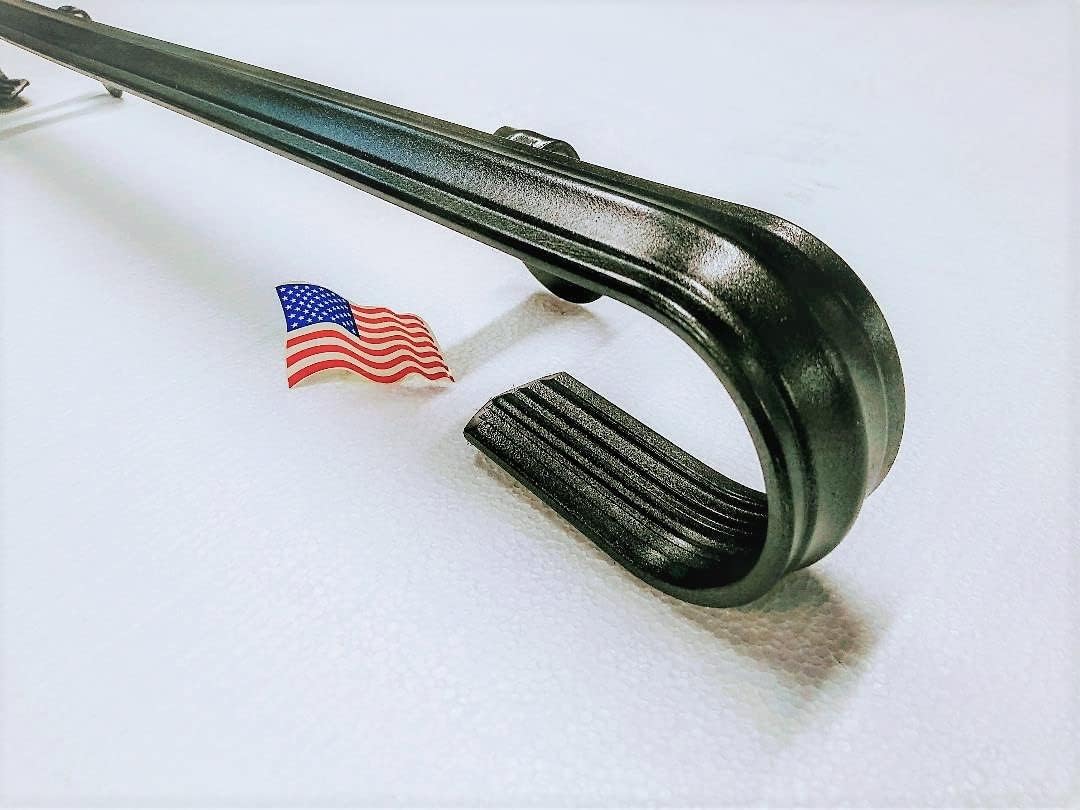 3 Ft Black Wrought Iron Handrail V829330