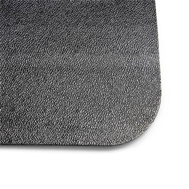 Black Chair Mat with Lip for Low Pile Carpets G650