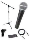 SM58 S Microphone Bundle with Boom Stand and XLR Cable J5330
