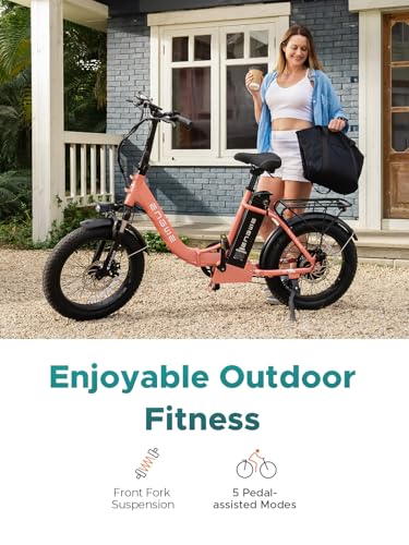 1125W Electric Bike 20'' Fat Tire 13Ah Removable Battery Dual Suspension F82557
