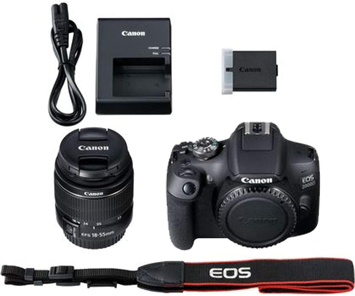 DSLR Camera with 18-55mm and 420-800mm Lenses + 128 GB Memory + Tripod (33pc Bundle) X657322