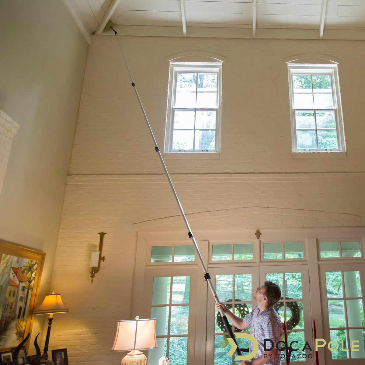 Telescoping Extension Pole with Cobweb Duster A2427