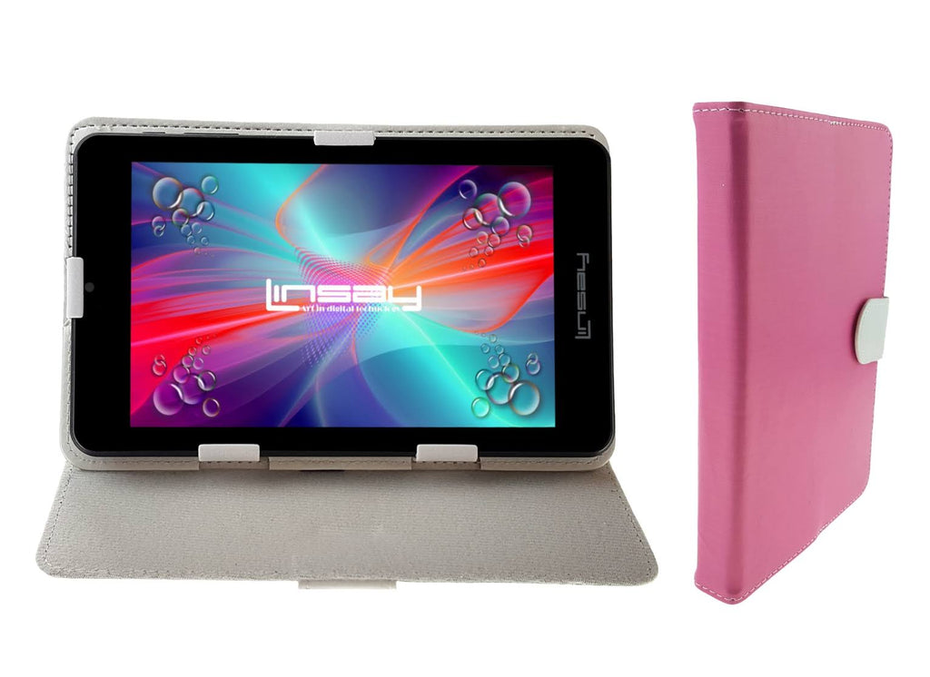 Tablet with Leather Protective Case V3310