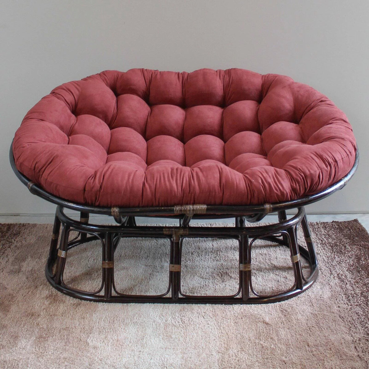 Double Papasan Chair with Micro Suede Cushion H283119