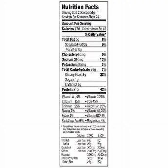2.7 lb Organic Plant Protein and Superfoods Powder I16528