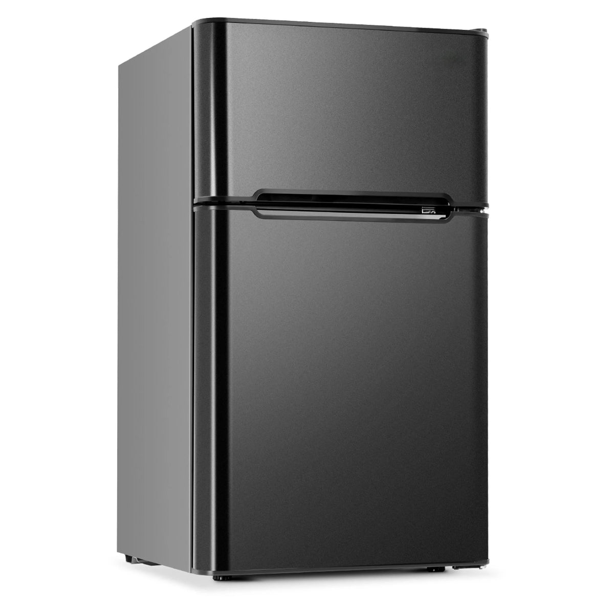 Black 3.2 Cu ft Two Door Mini Refrigerator with Freezer B277107