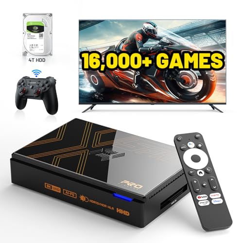 Retro Gaming Console with 16000+ Games, Android 12.0 OS, 8K UHD Output Z974341