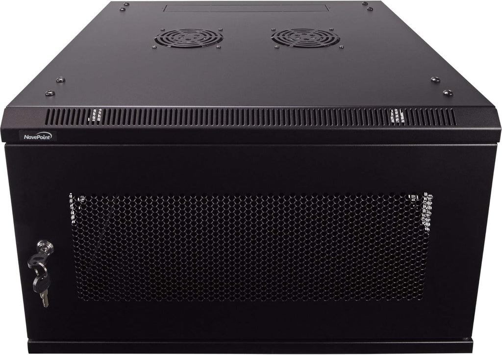 6U 19-Inch Server Network Rack Wallmount Cabinet Black J288