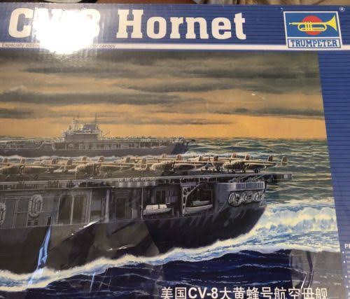 1/350 USS Hornet CV8 Aircraft Carrier Model Kit N6343