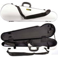 White Shaped Violin Case with Gray Interior X86775