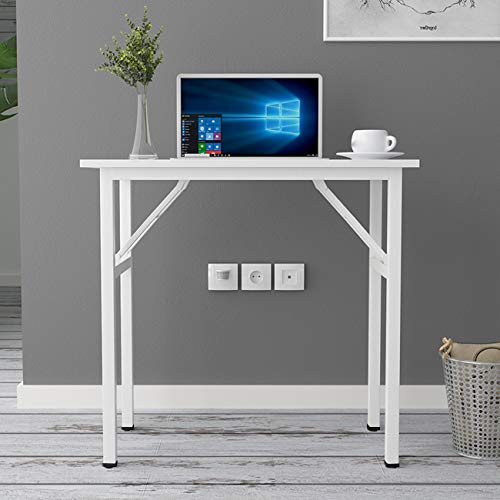 White Folding Desk 31.5x15.7inch Q499406