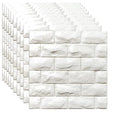 White Foam Brick Wallpaper 11PCS M6843