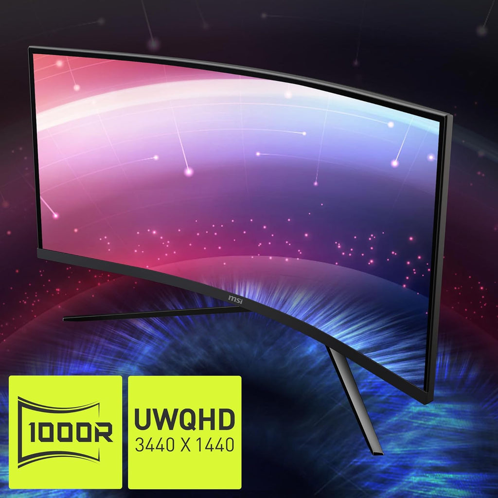 34-inch UWQHD 3440 x 1440 180Hz 1ms Black Computer Monitor D971