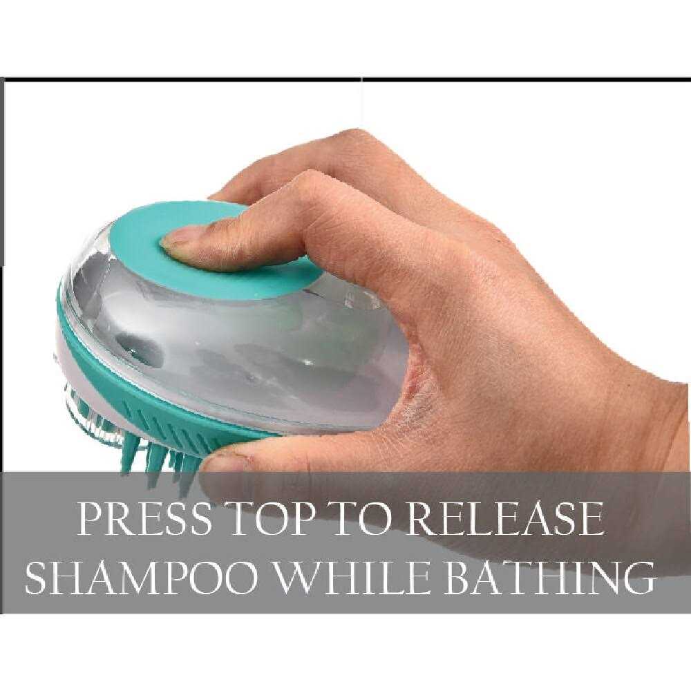 Pet Shampoo Dispensing Massage and Bathing Brush M837530