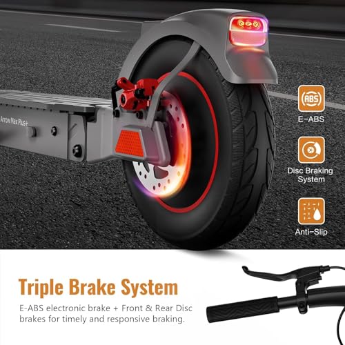 Electric Scooter with 10" Tires, 600W Peak Motor, 22 MPH Speed, 30 Miles Range, Dual Brakes, LCD Display N78163