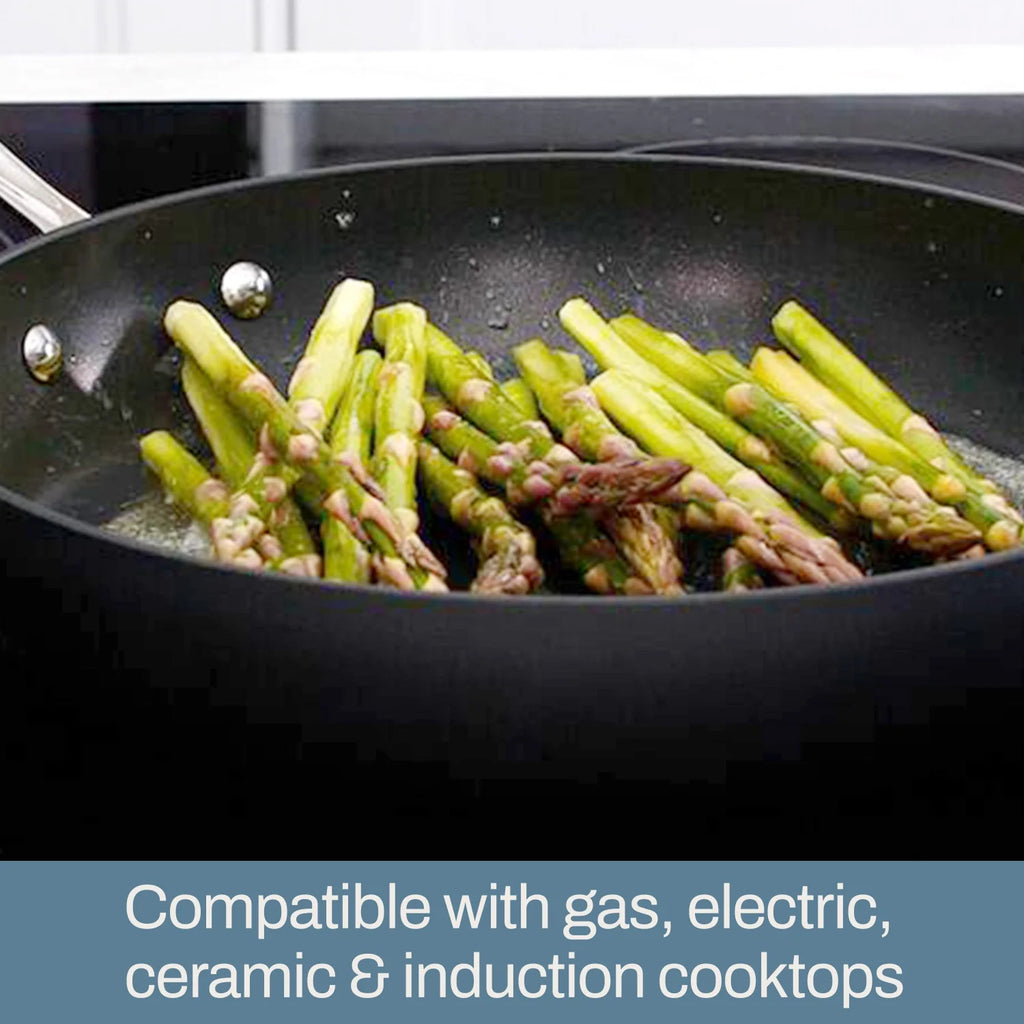 10 Piece Hard Anodized Nonstick Cookware Set H82195