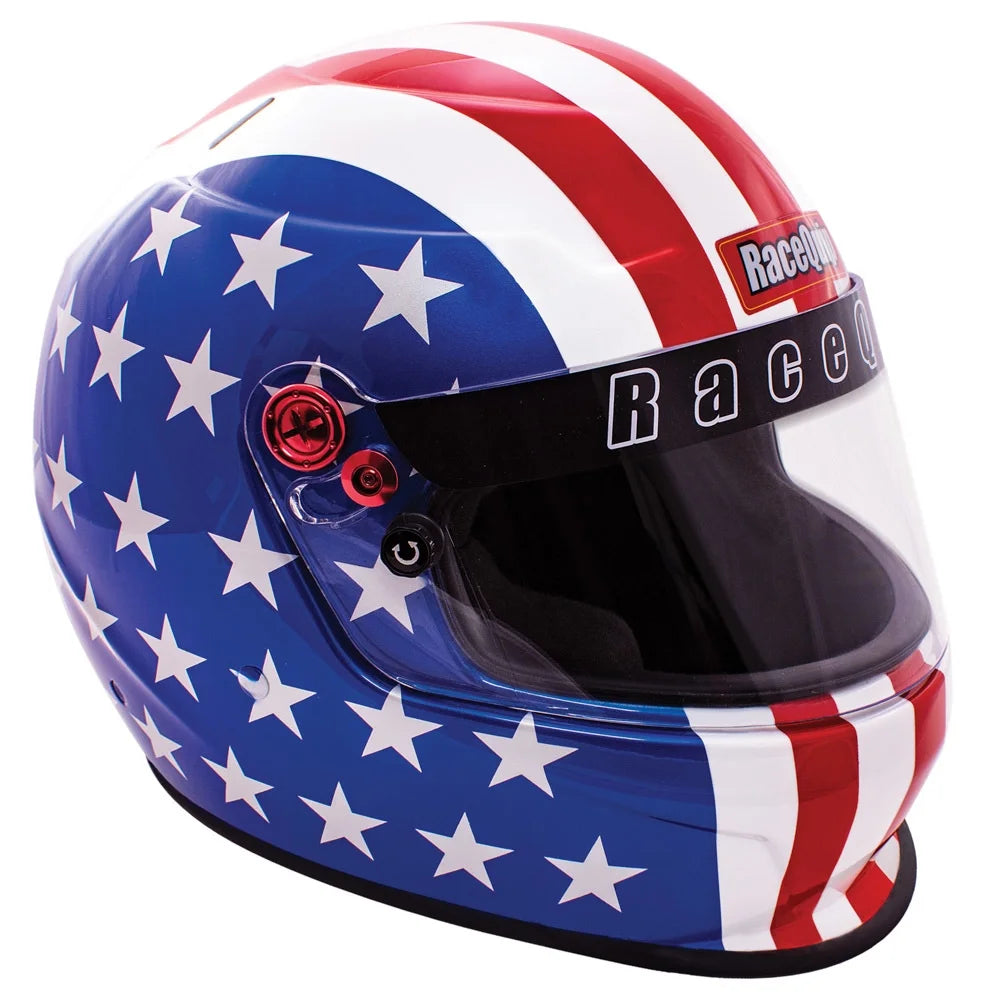 Red/White/Blue Full Face Racing Helmet V156143