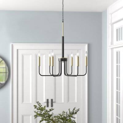 6-Light Candle Style Chandelier C385856