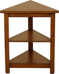 Walnut Triangle Accent Table K441958